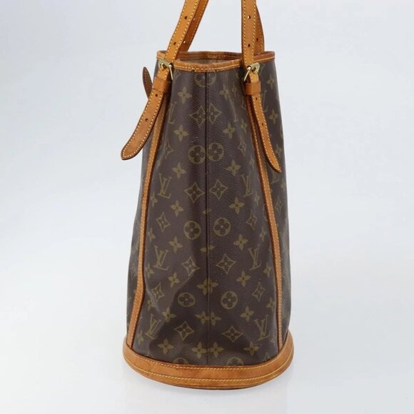 LOUIS VUITTON Monogram Bucket GM Shoulder Bag M42236 LV Auth 142746 - Picture 6 of 16